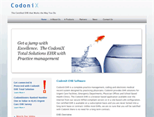 Tablet Screenshot of codonix.com